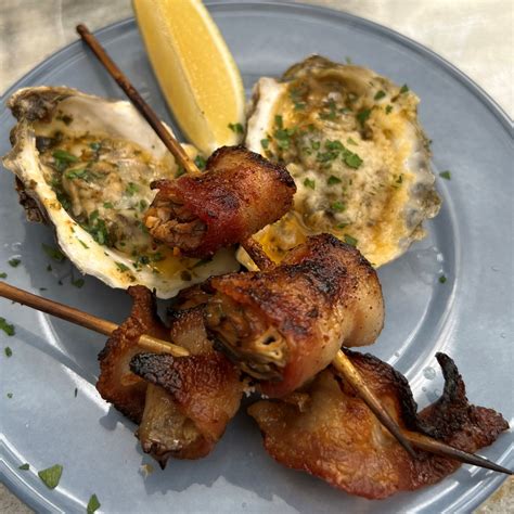 Grilled Bacon Wrapped Oysters (Angels on Horseback) | Emerils.com