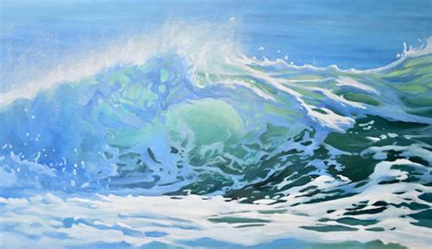 Christopher Witchall - Lullaby-original modern seascape Hyper realism oil painting-contemporary ...
