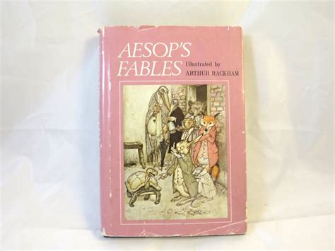 Vintage Aesop's Fables Book Arthur Rackham Illustrations B/W Full Page ...