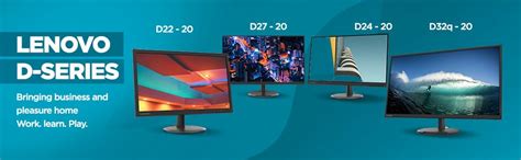 Lenovo D22-20 21.5" Work & Play Monitor, 1920x1080 FHD TN Panel, LED ...