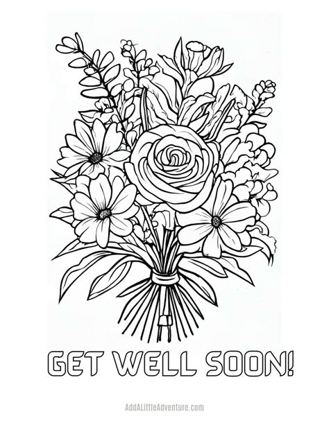 Get Well Soon Coloring Pages (Free Printables)