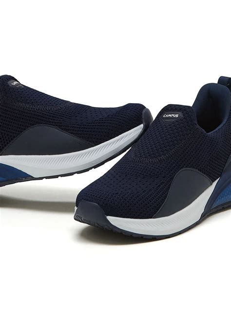 CROWD Navy Men's Walking Shoes – Campus Shoes
