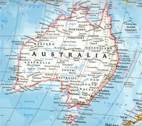 australia map - Australia Maps - Map Pictures