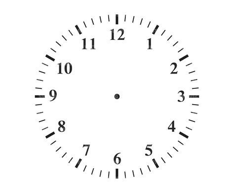 Clock Face Numbers Black Clock Face Template No Hands, Clock Face,