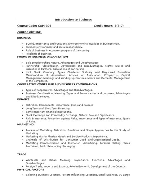 Introduction to Business Course 的图像结果