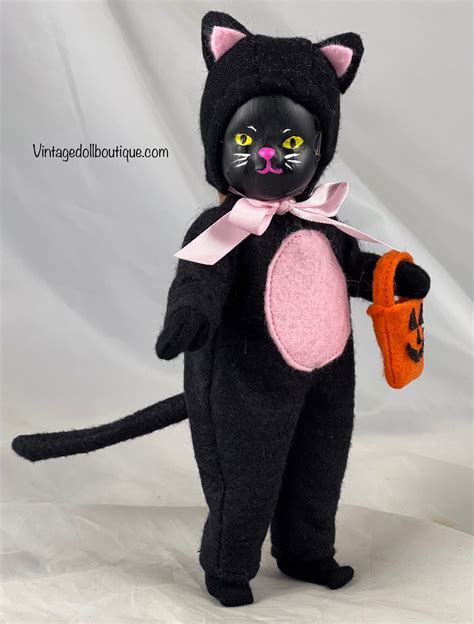 Vintage Halloween Cat Costume