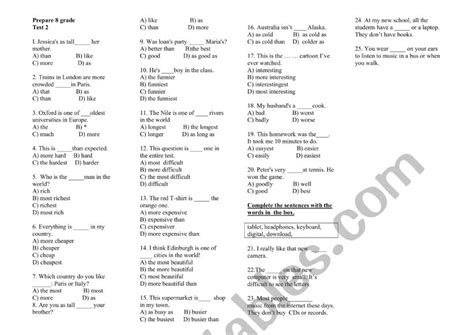 Image result for TES Adjectives Worksheet