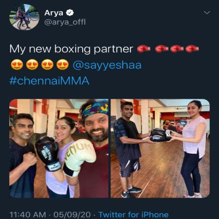 [Photos] Sayyeshaa's boxing avatar leaves fans amazed, hubby Arya ...
