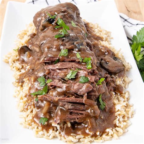 Smothered Beef Skirt Steak Crock Pot Recipe - Intentional Hospitality