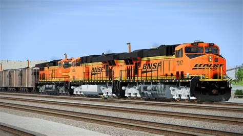 Weathered BNSF H3 ES44 - Train Sim Community