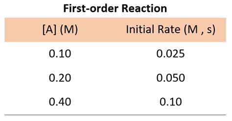 Image result for First Order Reaction Rate Equation
