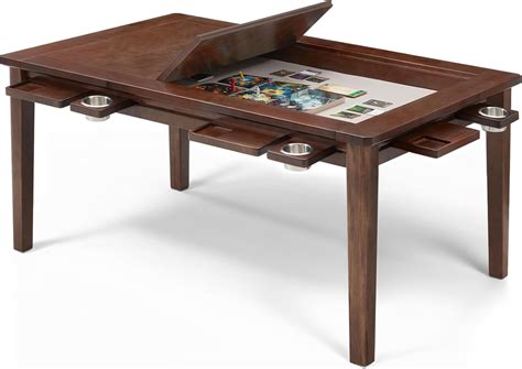 Amazon.com: Coperat Solid Wood Board Game Table for 4-6 Players,Dining ...