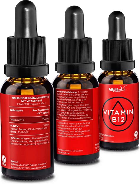 Vitamin B12 Drops, 30 ml - BjökoVit - VitalAbo Online Shop