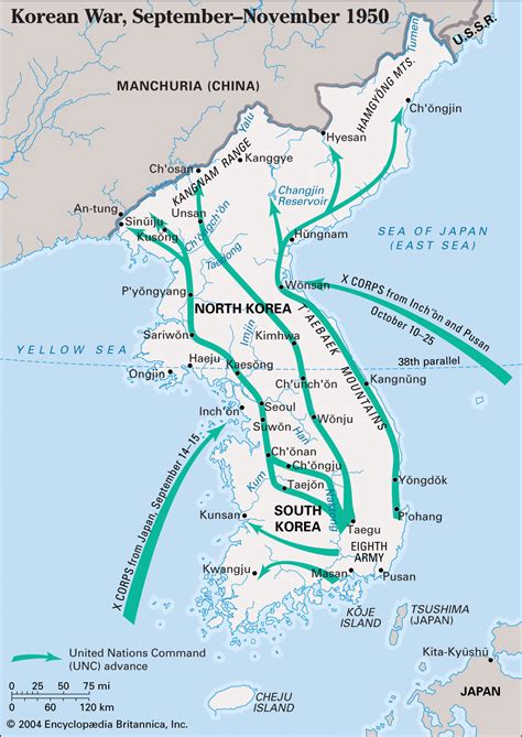 Map Korean War