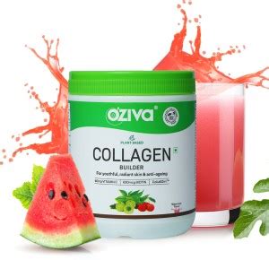 OZiva Plant Based Collagen Builder for Men & Women, Biotin, Vitamin C ...
