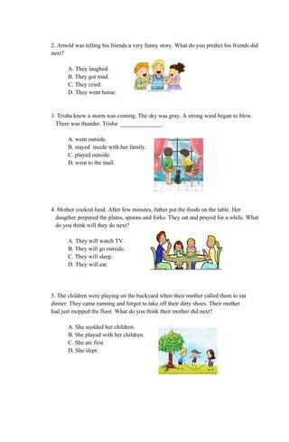 Image result for Predicting Outcomes Worksheet 4th Grade