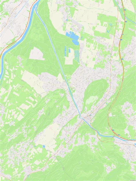 Feldkirch - Modern Atlas Vector Map [1:8K] | Boundless Maps