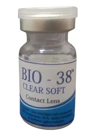 Buy MD Style Bio 38 Clear Soft Contact Lens, Yearly Power Contact Lens ...