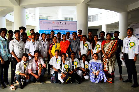 "Your Health is our Priority " Biomedical health camp at AVIT 2022