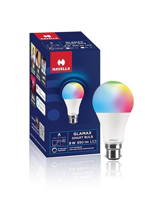 Havells Glamax 9W B22 WiFi LED Smart Bulb