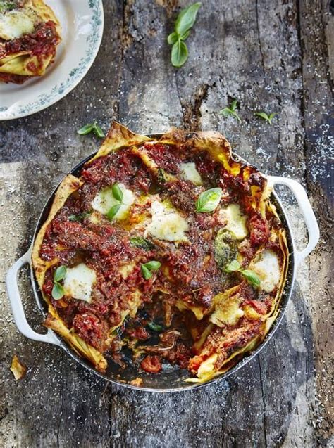 Vegetarian lasagne recipe   Jamie Oliver lasagne recipes  