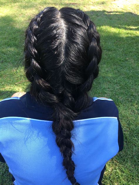 Double French Braids