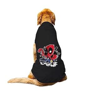 Funketti Dog T-Shirt Deadrace Printed Round Neck Sleeveless Tank/Tee ...