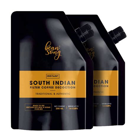 Bean Song Ready to Use South Indian Filter Coffee Decoction - 200ml ...