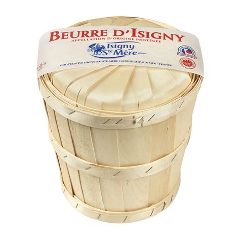 Isigny Sainte Mere Salted French Butter Basket AOP - 11 LB