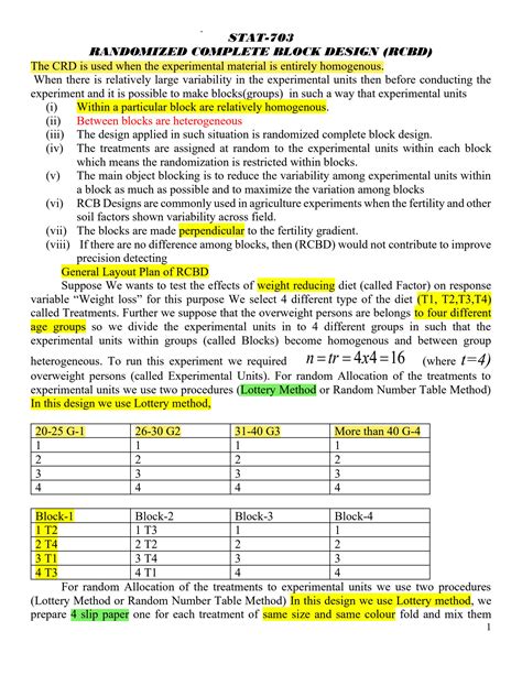 Image result for Randomized Complete Block Design Example