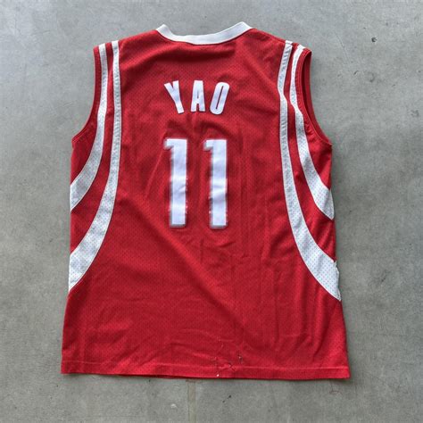 90s Yao Ming jersey Houston rockets Nike team nba... | Depop