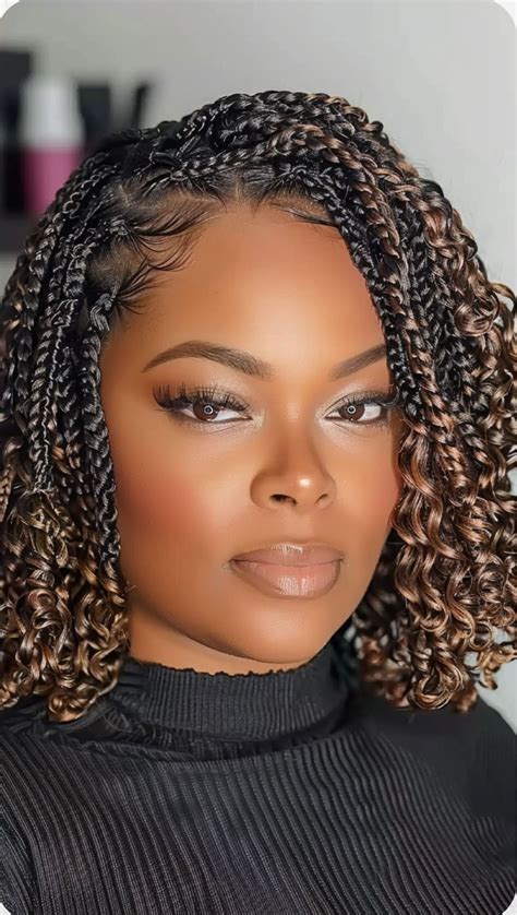 Pin by Nicholene McGhee on braids | Crochet braids hairstyles, Short ...