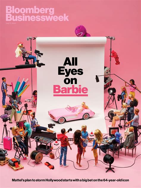 Barbie goes to the movies! Mattel graces the latest cover of Bloomberg Businessweek with a deep ...