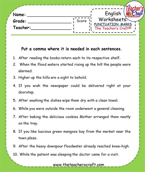 Image result for Punctuation Marks Lesson