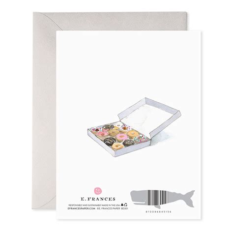 Healthy Donut Greeting Card – E. Frances Paper