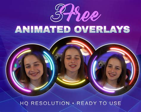 3 Free Animated Webcam Overlay for Twitch