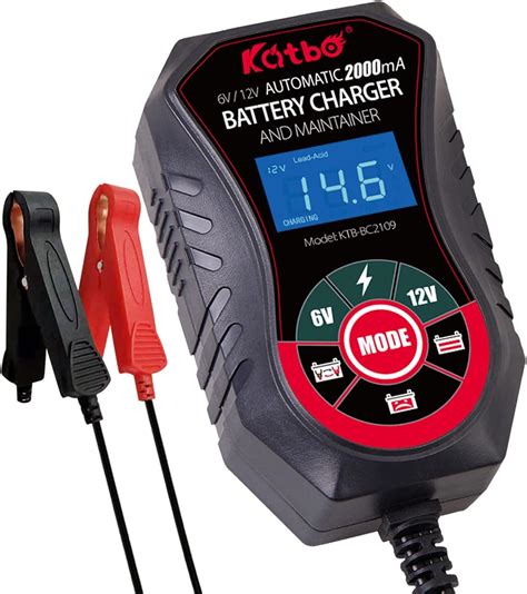 KATBO Battery Charger, 6V12V 2-Amp Battery India | Ubuy