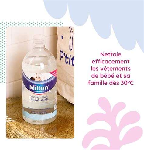 MILTON Premium Hypoallergic Laundry Liquid | Ideal for baby, Children, Allergy sufferers laundry ...