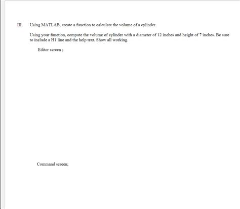 Image result for Finding Volume in MATLAB Script