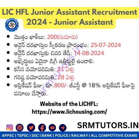 LIC HFL Junior Assistant Recruitment 2024 – Apply Online for 200 Posts ...