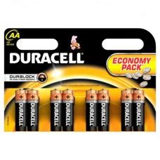 Duracell AA Battary (Pack of 8) at MG Super Labs India