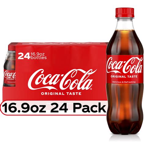 Coca-Cola Soda Soft Drink, 16.9 fl oz, 24 Pack - Walmart.com