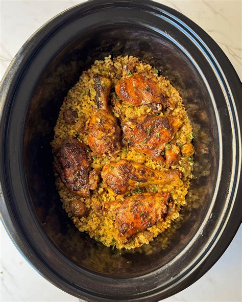 Crockpot Chicken Leg Quarters - Fit Slow Cooker Queen