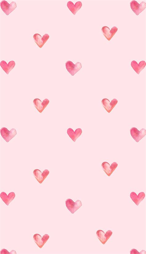 Download Pink Aesthetic Hearts Valentine Background | Wallpapers.com