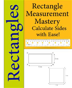 Image result for Rectangle with Side Measurements