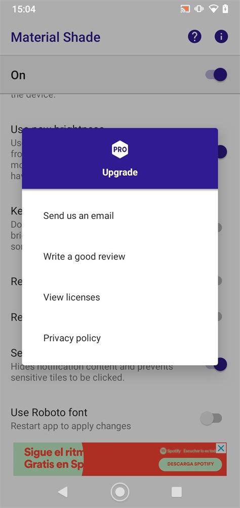 Descargar Material Notification Shade 18.5 APK Gratis para Android