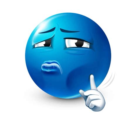 Funny Blue Emoji Meme