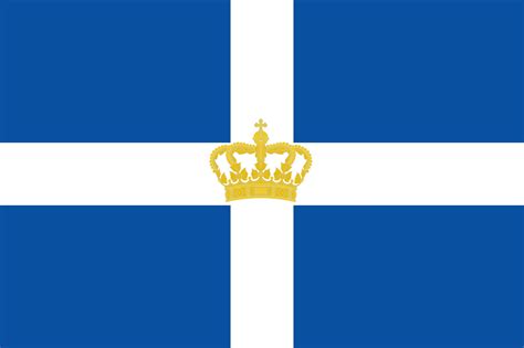 Kingdom Of Greece Flag