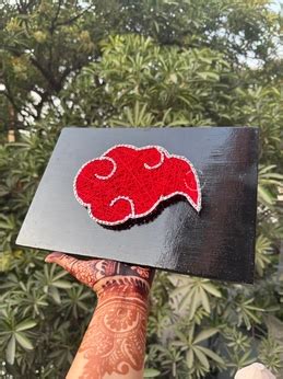 Akatsuki Symbol String Art – Handmade Anime Wall Decor || That Art Girl