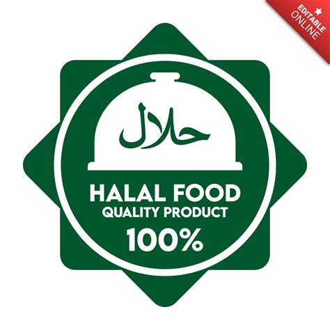 Halal Quality Food Islamic Logo Design Template | Free Design Template